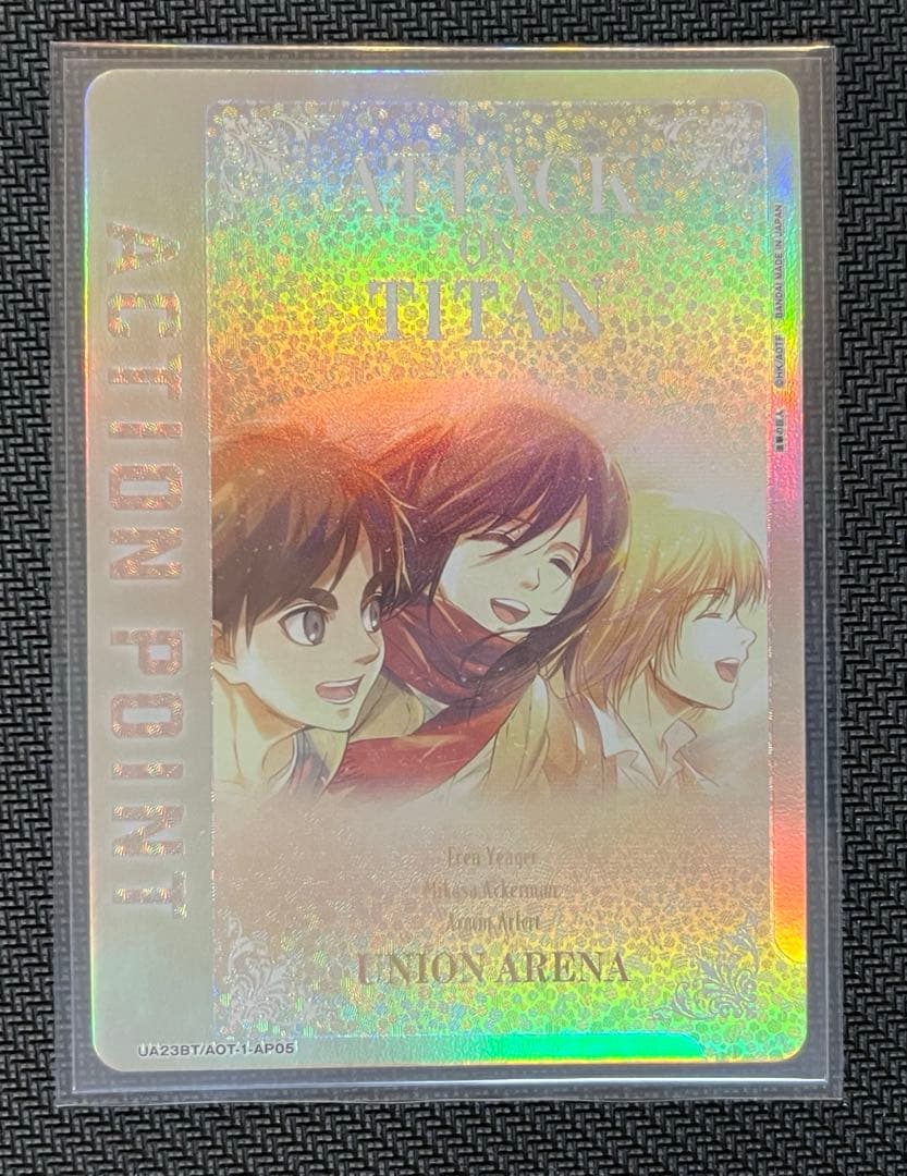 ユニオンアリーナ 進撃の巨人 ミカサ SR エレン SR☆ AP おまけ - メルカリ