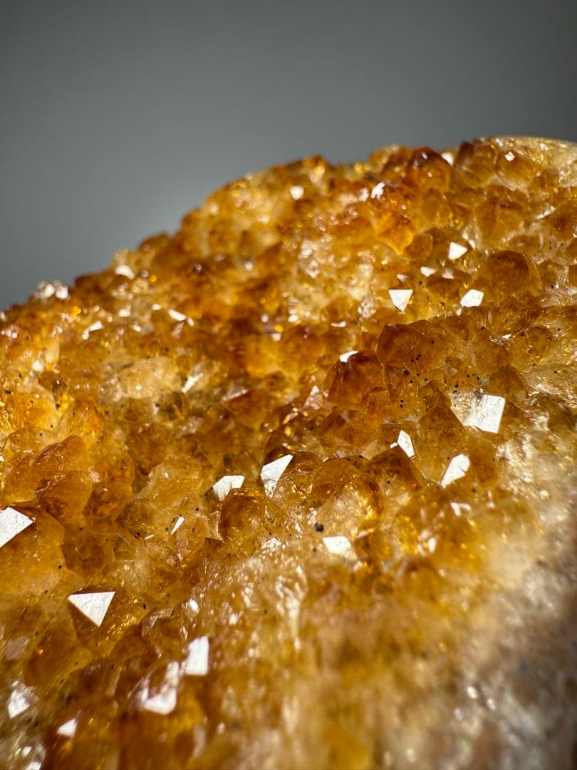 【約341g】シトリンクラスター　原石　天然石　シトリンドーム