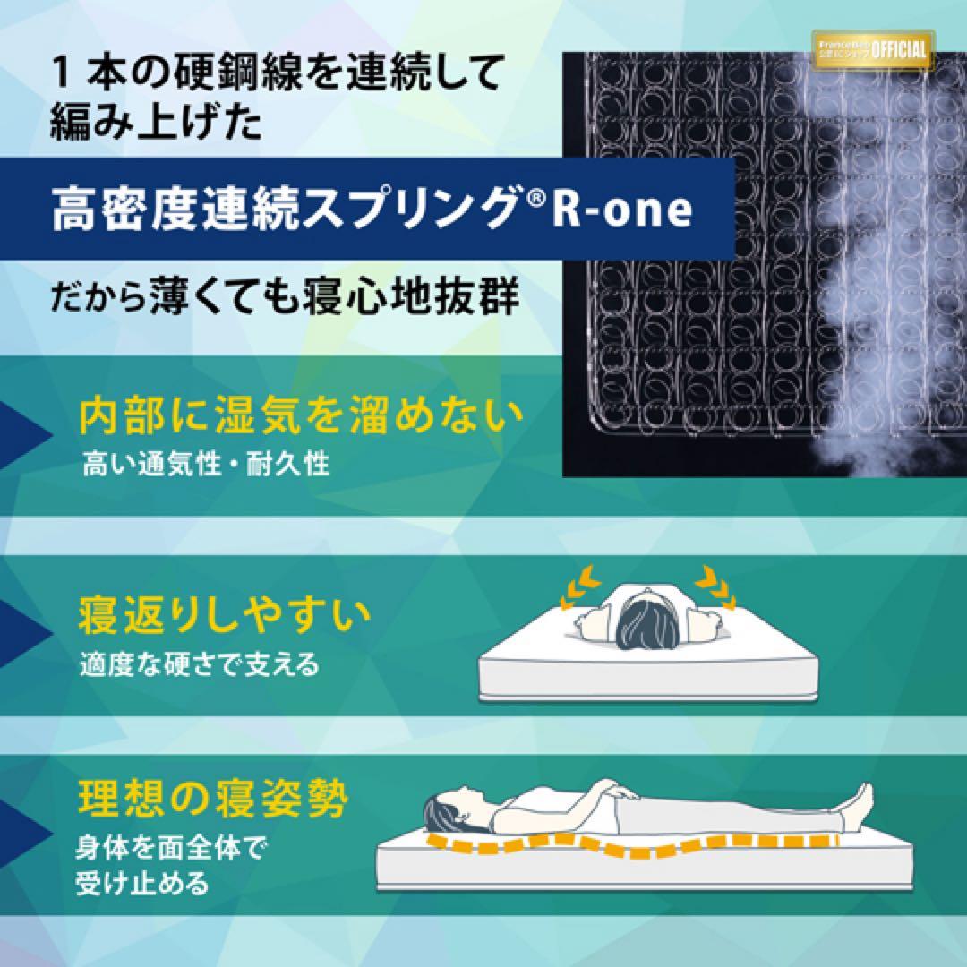 新品　激安　シングルマットレス　FD-W01 フランスベッド　♯2