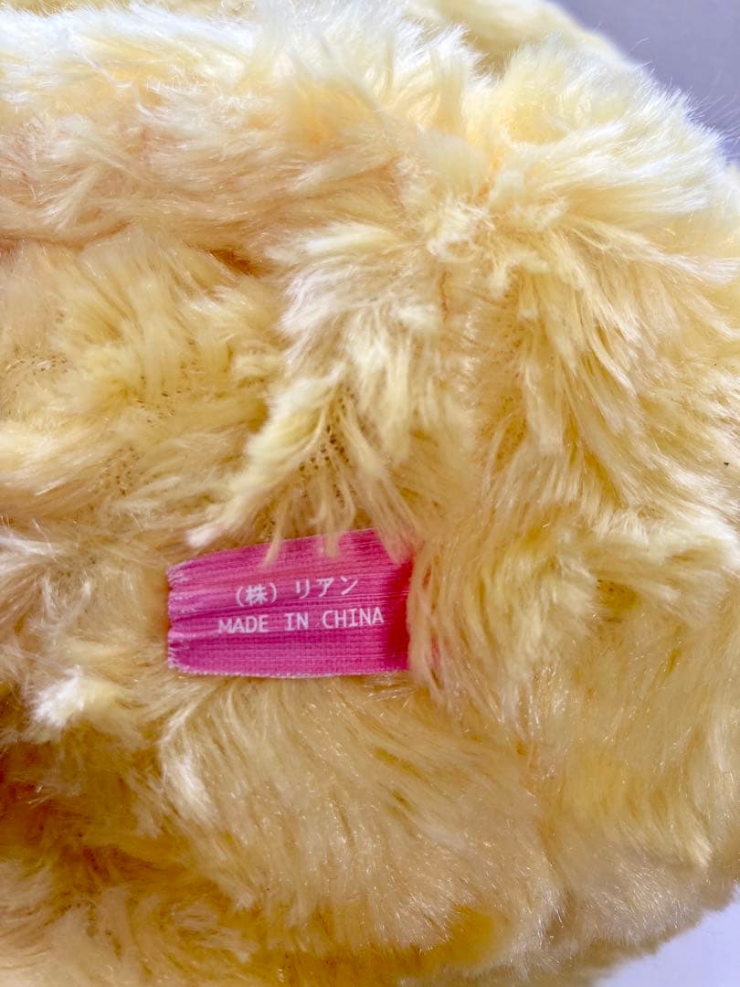 メガBIG かおもじん ねこみみ 超希少トラ猫 全長50cm 右脇下破れあり