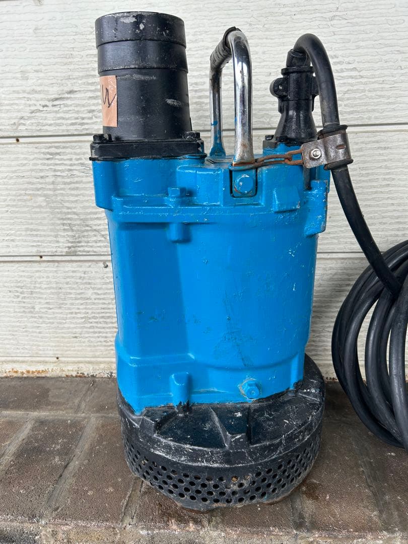 K1☆ツルミKTV3-55ハイスピンポンプ工事排水用5.5Kw 50Hz