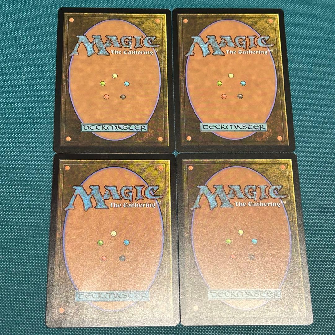 英語版 4枚セット 旧枠 《沸騰する小湖/Scalding Tarn》