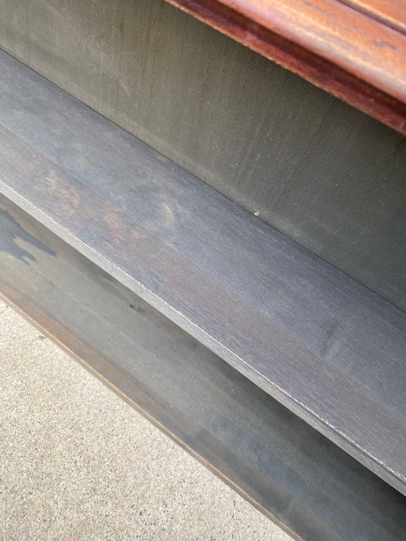 古家具　飾り棚　本棚　食器棚　カウンター キャビネット　インダストリアル　手作り