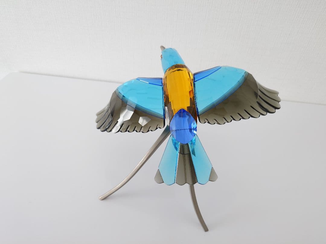 スワロフスキー　ローラーカナリア置物