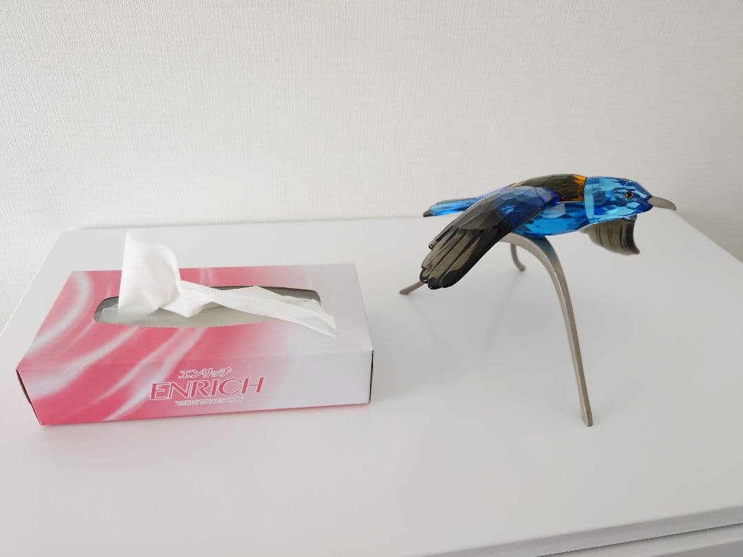 スワロフスキー　ローラーカナリア置物