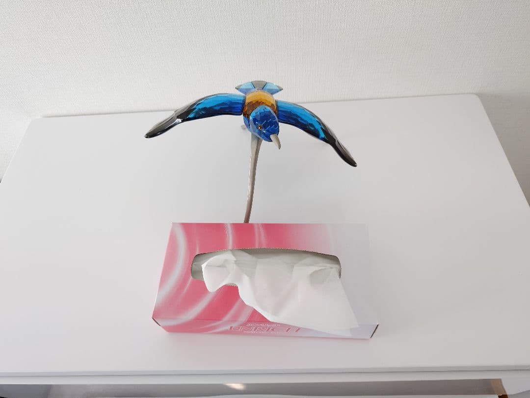 スワロフスキー　ローラーカナリア置物