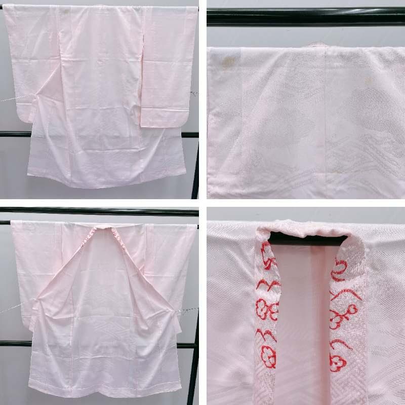 Y★4011★ 子供着物 七五三 女の子 四つ身 襦袢付き