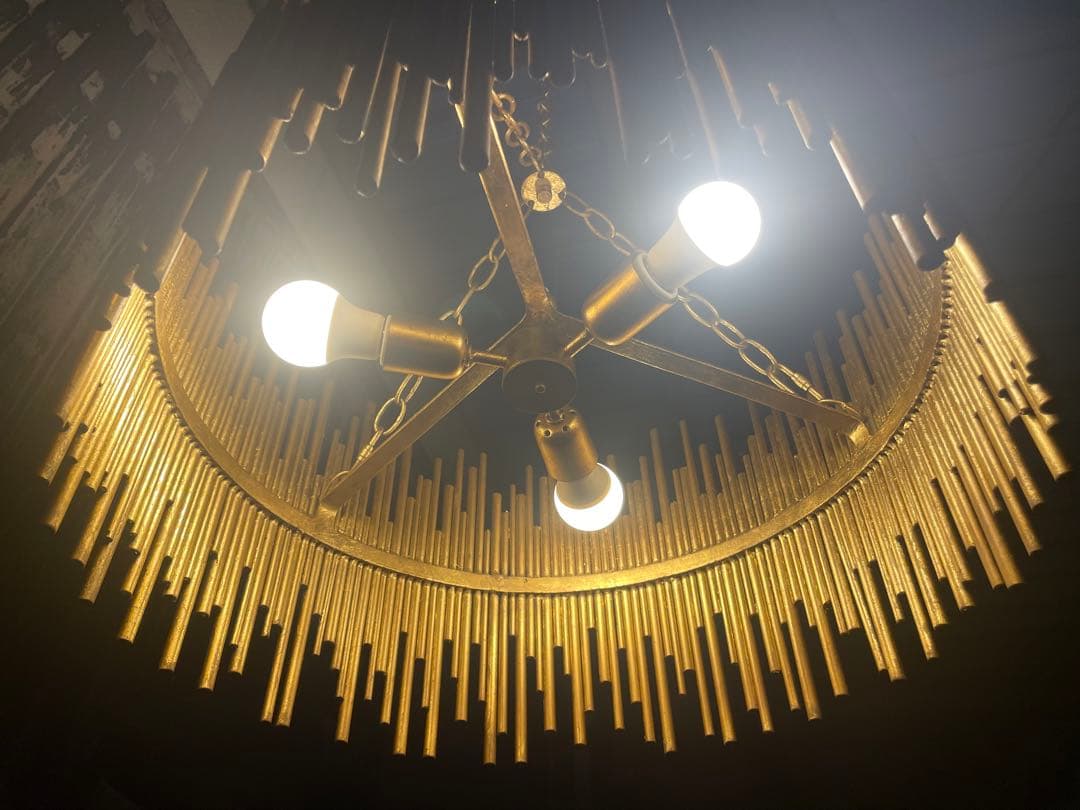 シーリングライト・天井照明 Prescott Pendant Gold Leaf