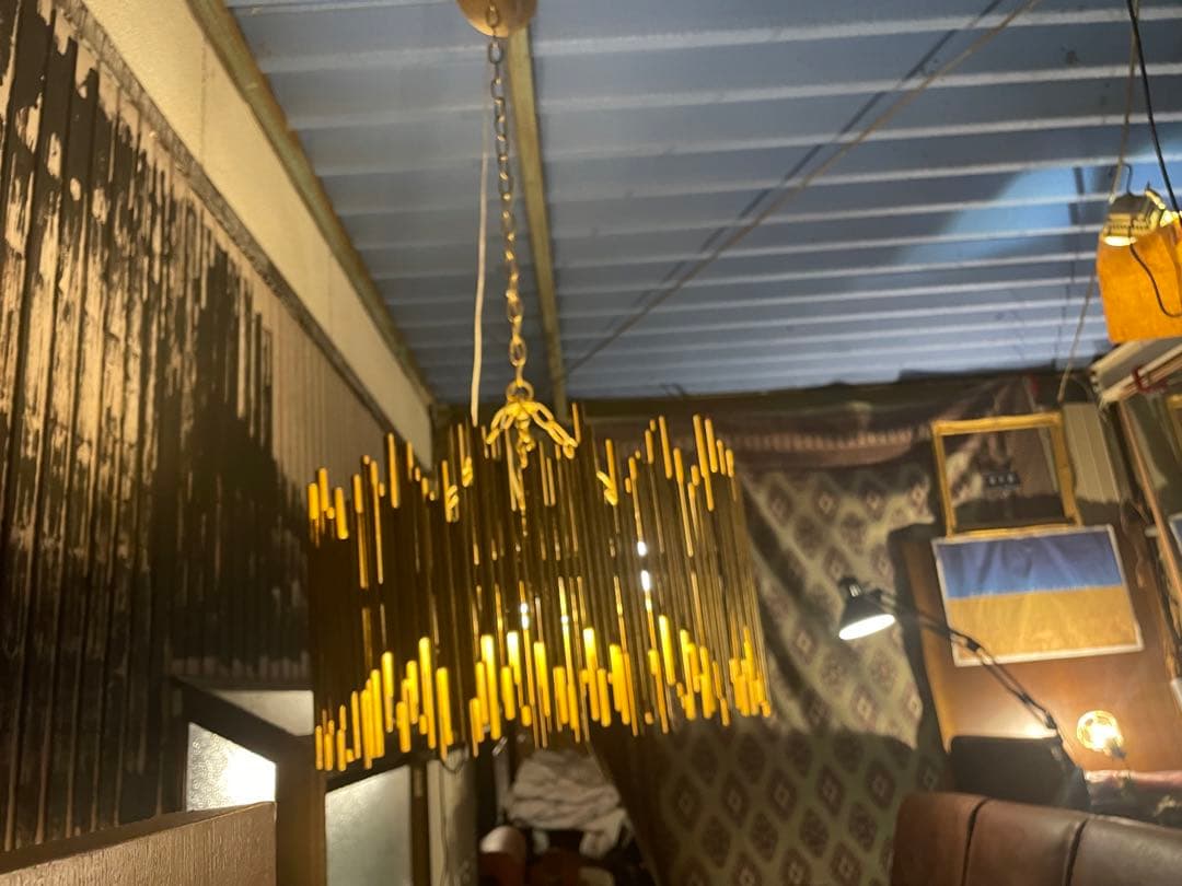 シーリングライト・天井照明 Prescott Pendant Gold Leaf