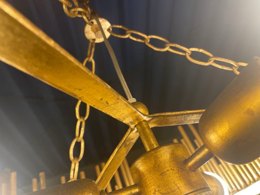 シーリングライト・天井照明 Prescott Pendant Gold Leaf