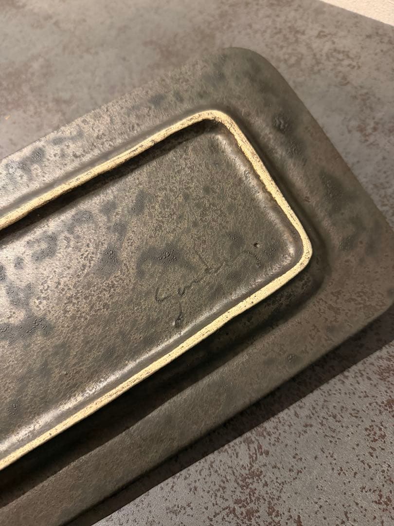 安福由美子　長方形皿