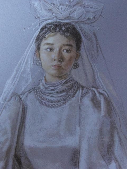 高塚省吾、希少な額装用画集より、新品額装付、状態良好