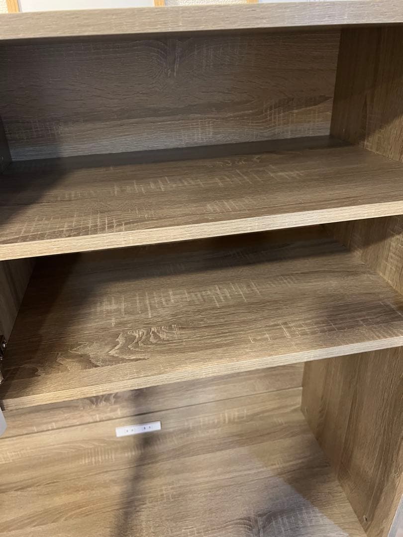 【ぴり様】食器棚 バイカラー レンジボード 幅90cm