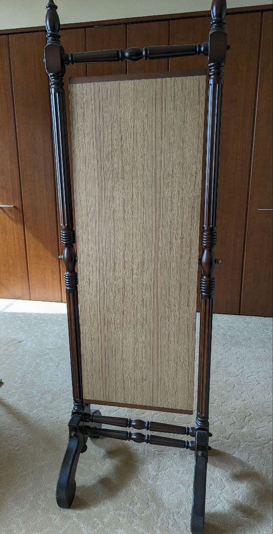 大型姿見　アンティーク鏡　スタンドミラー　インテリア姿見　重厚