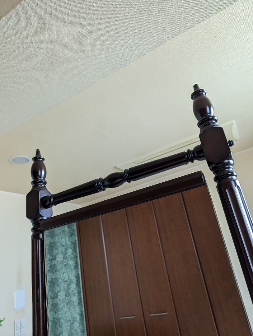 大型姿見　アンティーク鏡　スタンドミラー　インテリア姿見　重厚