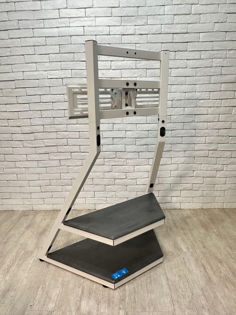 【東京都内23区配送無料】テレビ台　コーナー　スタンド　TV ボード　角　白