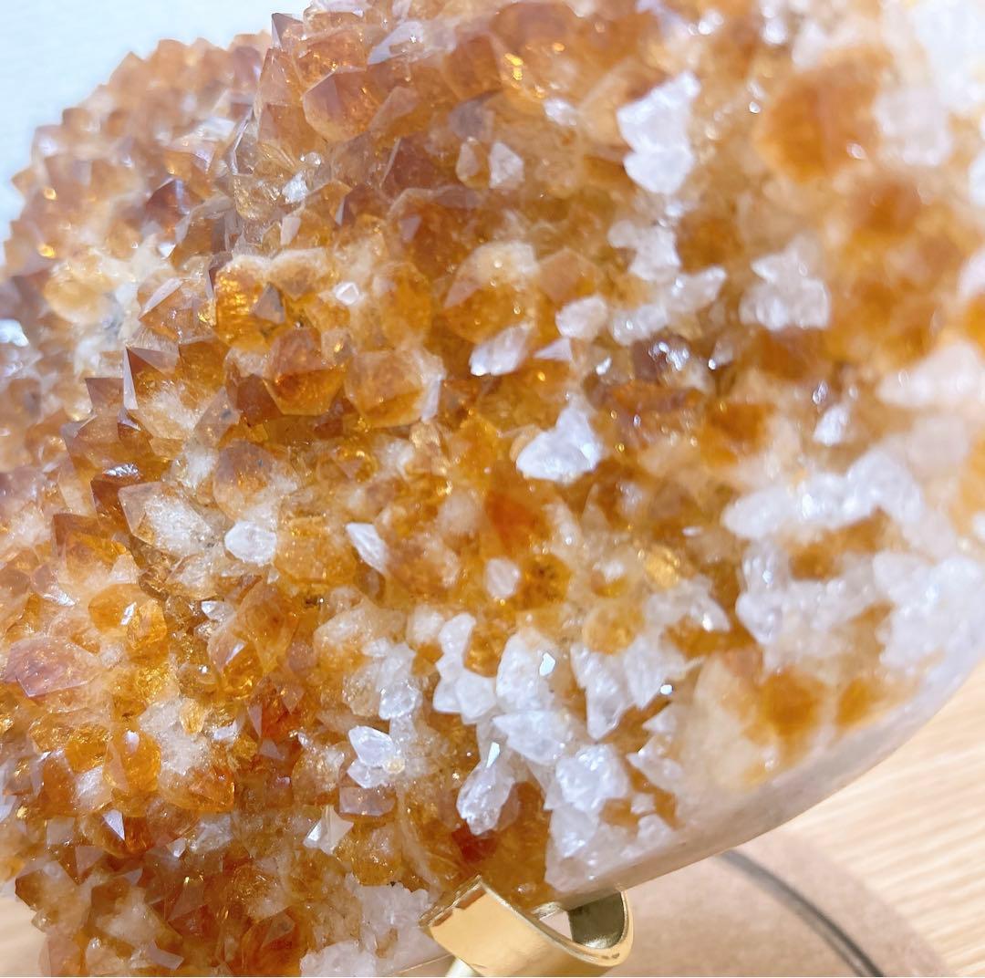 【緊急値下げ！】シトリン クラスター ハート 特大サイズ