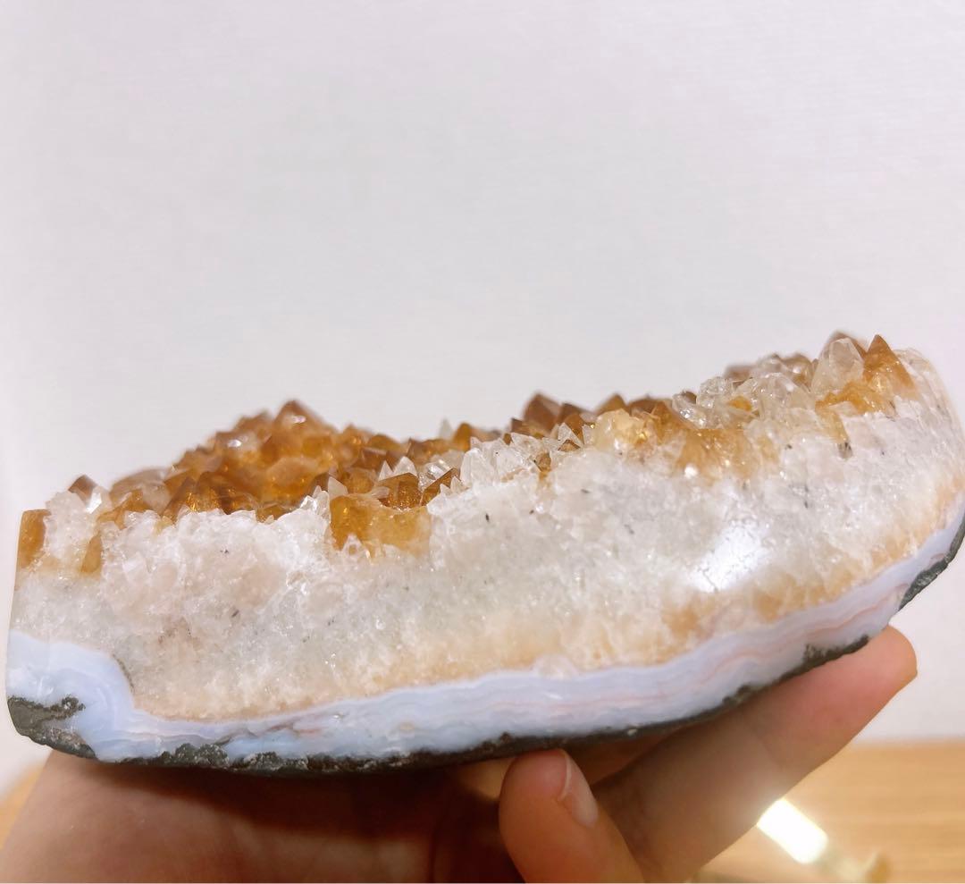 【緊急値下げ！】シトリン クラスター ハート 特大サイズ