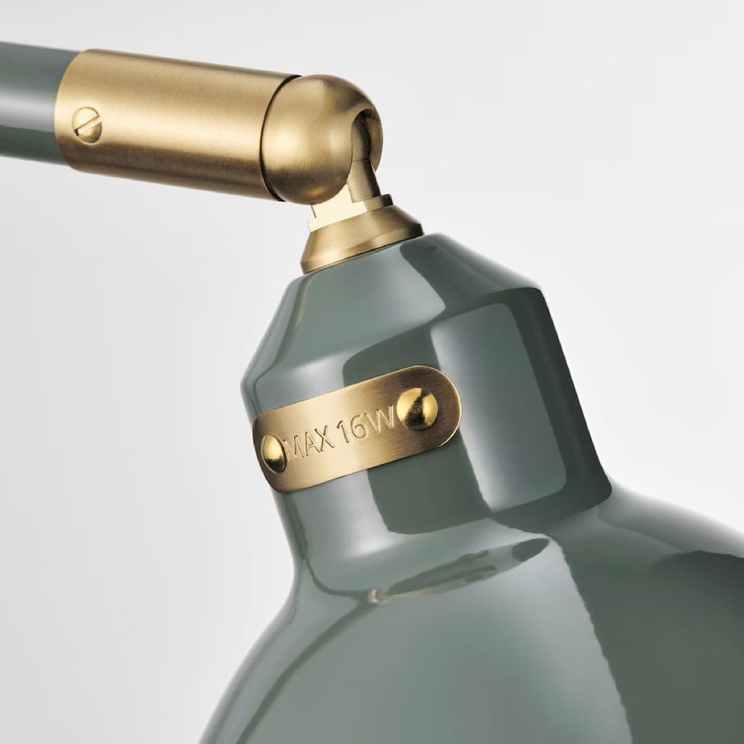 IKEA イケア　ロードフリーク フロア/読書 ランプ　グレーグリーン