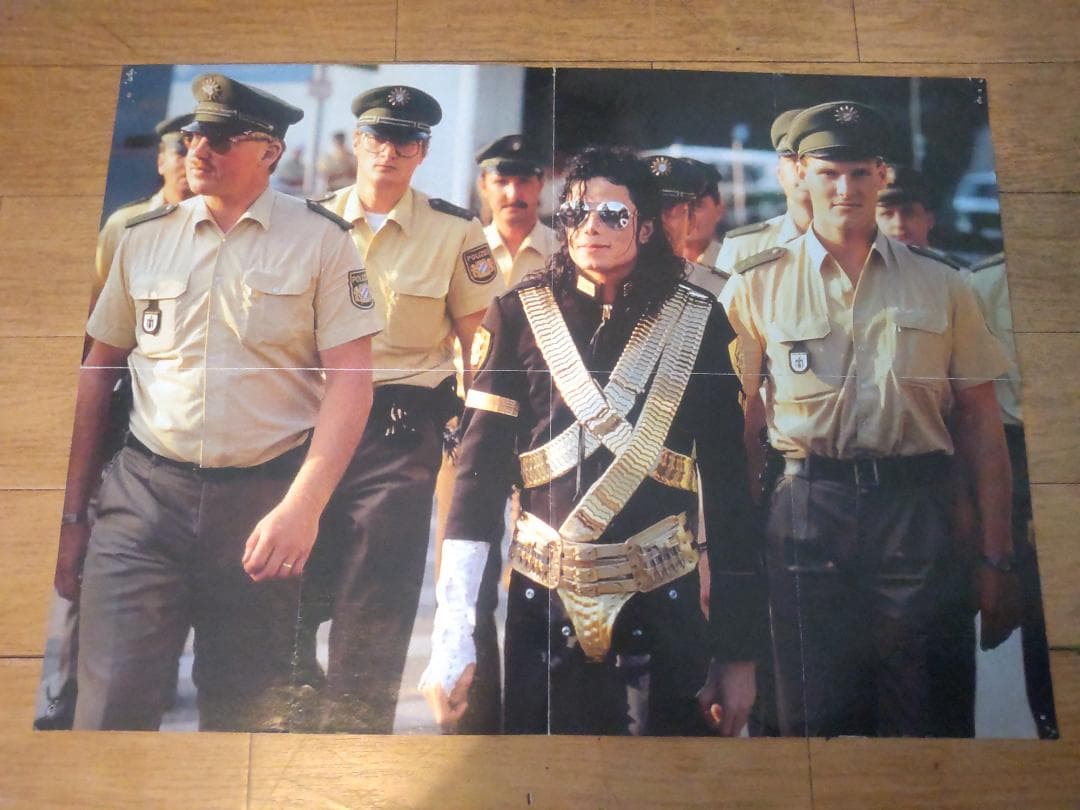 廃版 マイケルジャクソン シルベスタースタローン ポスター ボディビル