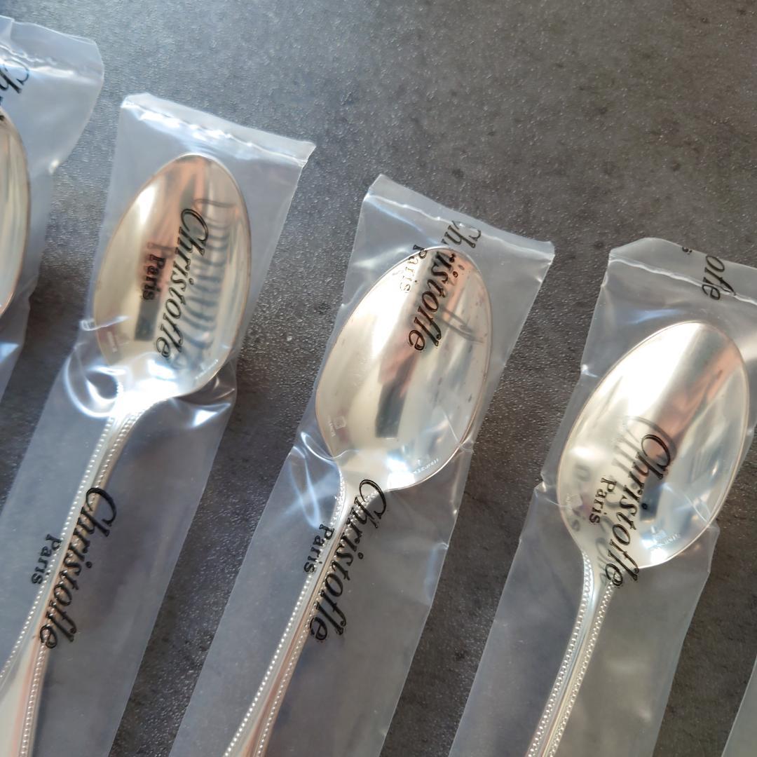 クリストフル パール 未開封 コーヒースプーン 12点