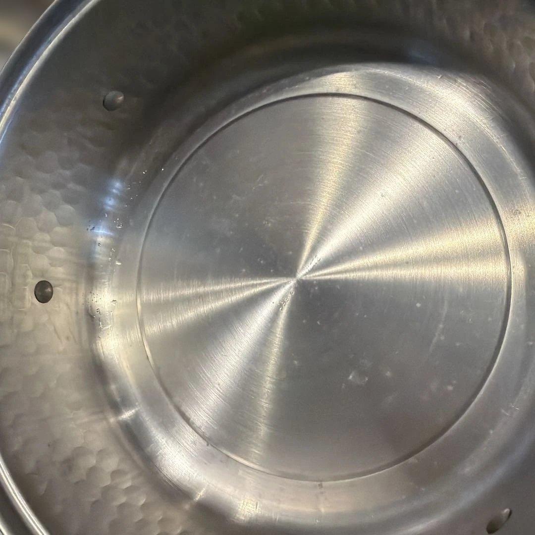 ステンレススチール 蒸し器 両側ハンドルVシリーズ18-8