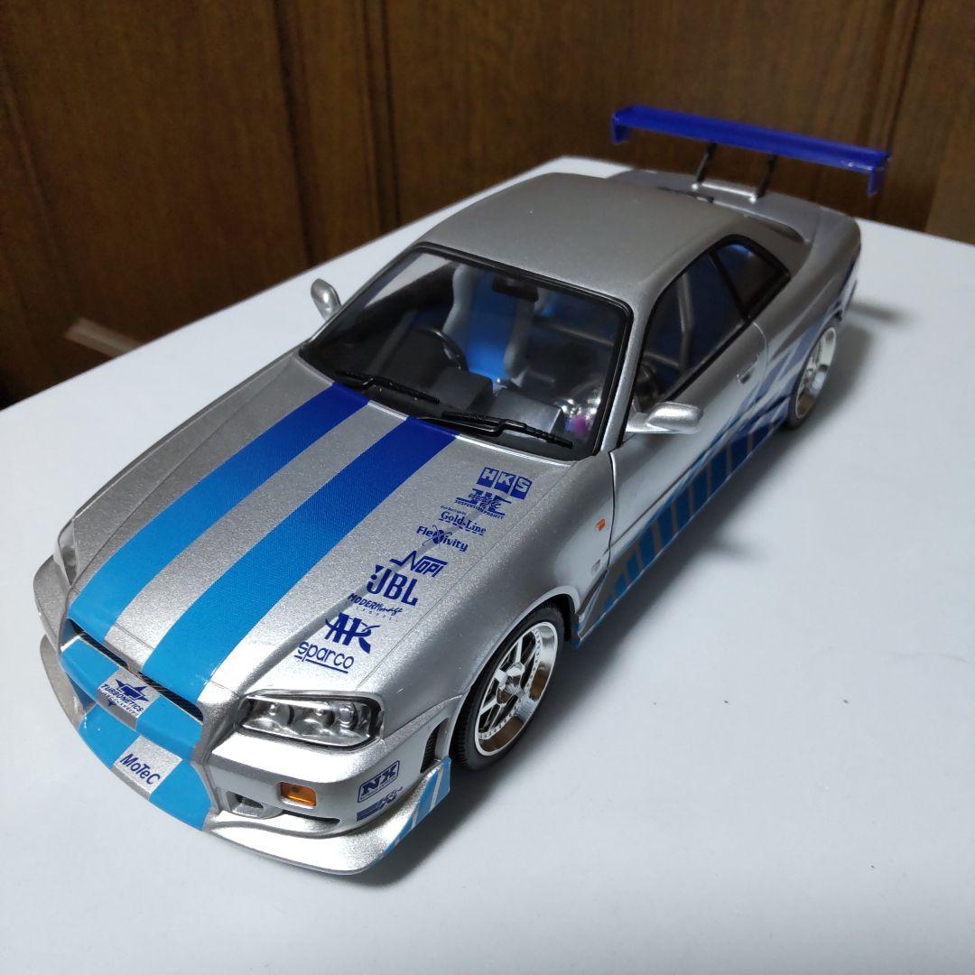 スカイライン GT-R ワイルドスピード ブライアン 1/18 グリーンライト