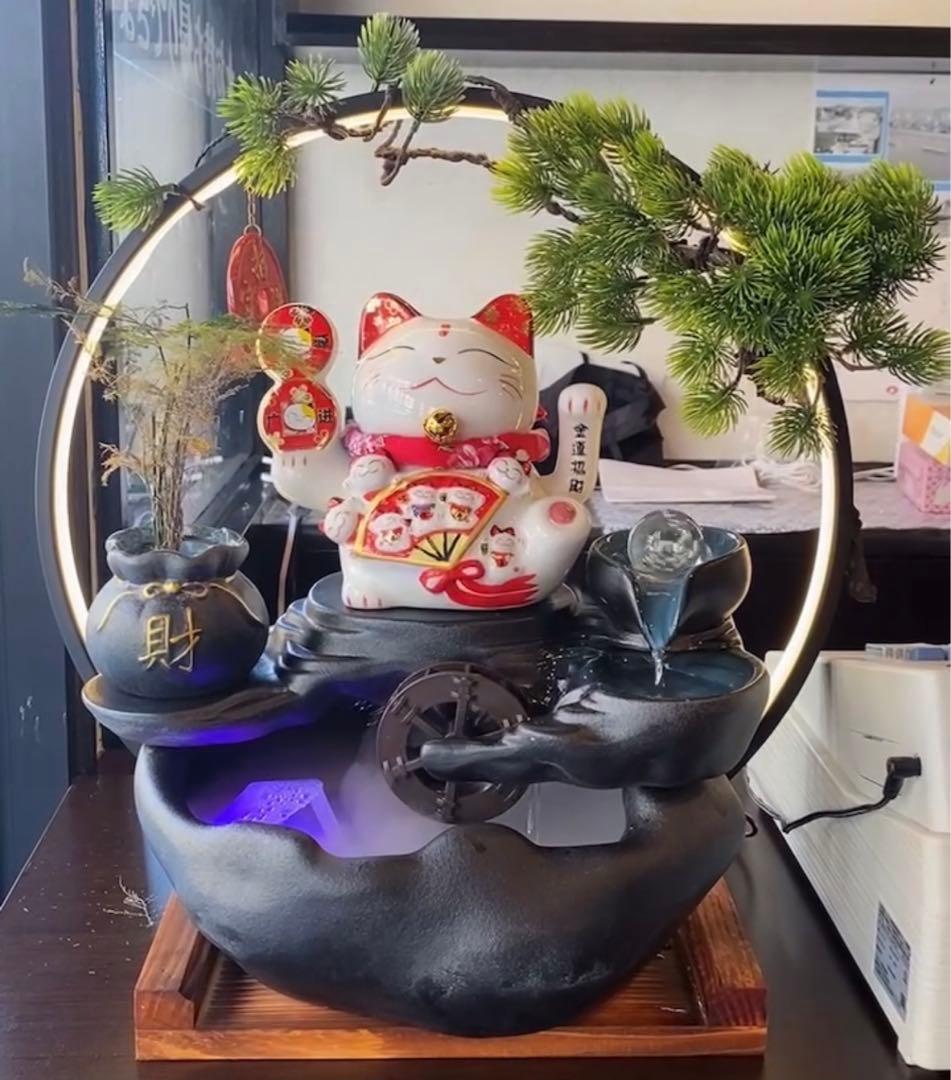 風水　招財猫　招き猫　風水 金運 猫 置物 風水インテリア 縁起物