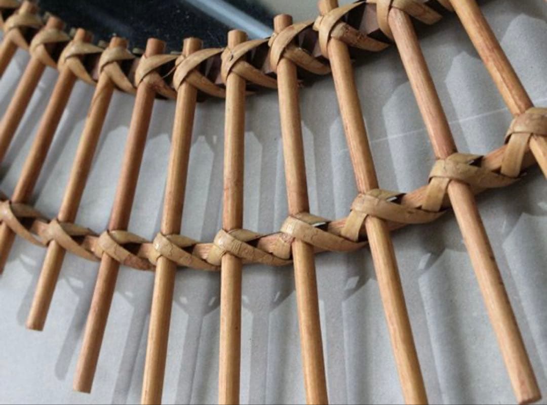 鏡 rotta rattan mirror etoile L