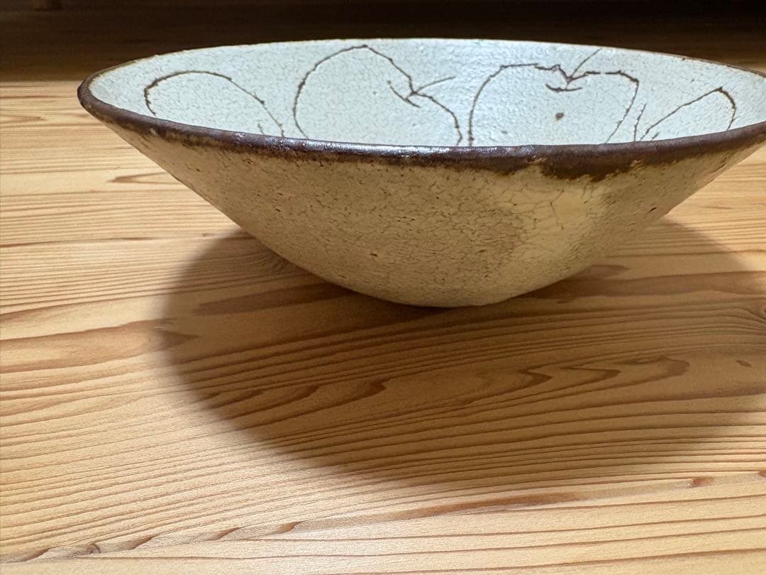 楠田純子　りんご鉢　6寸