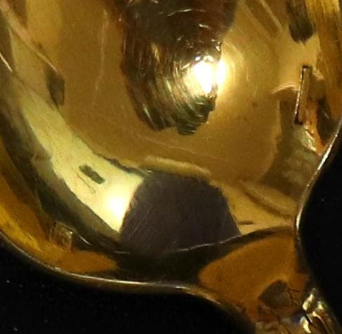 クリストフル 最上級 24金プレート 希少 リュバン リボン モカスプーン 3本