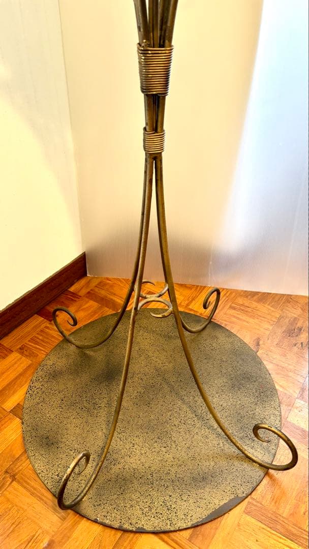 貴重　アンティーク　ディスプレイ　装飾　スタンド　ブロンズ