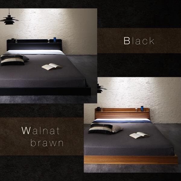 go*コンセント付きフロアベッド Geluk シングル