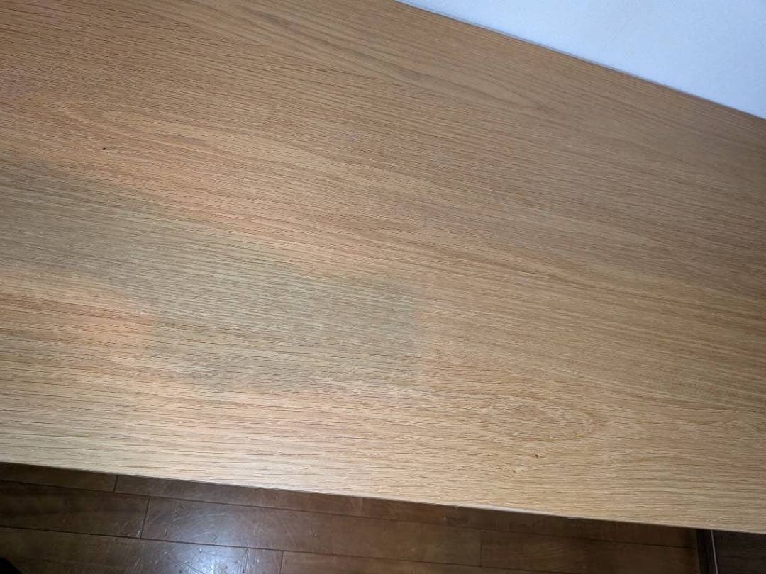 ■送料込■無印 パーソナルデスク パソコン机 スチールオーク 学習事務テーブル