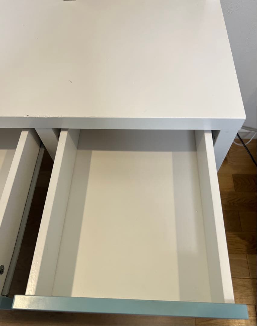 IKEA ミッケデスクと追加シェルフユニット　２点セット