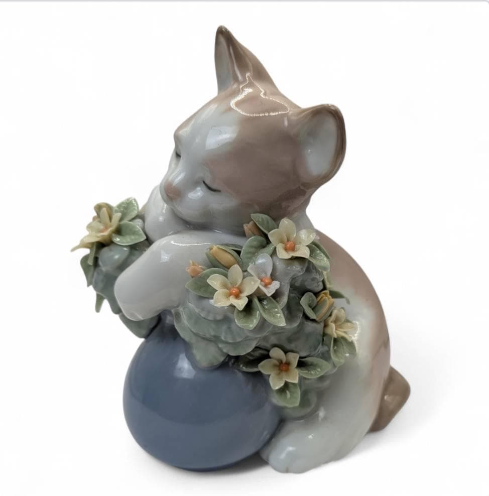 LLADRO リヤドロ お昼寝の場所 インテリア 猫