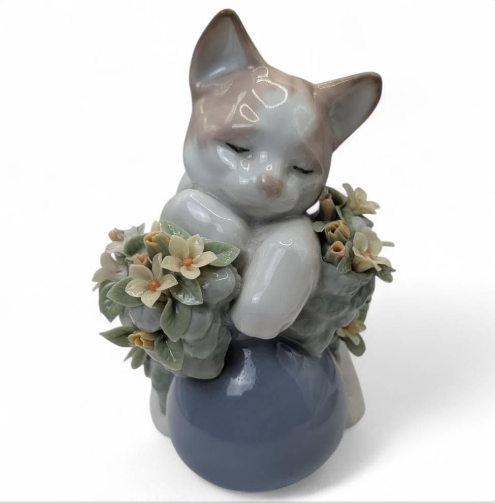 LLADRO リヤドロ お昼寝の場所 インテリア 猫