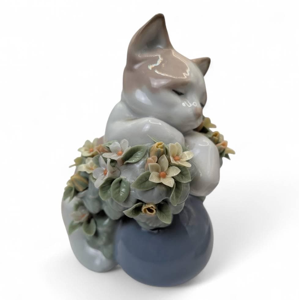 LLADRO リヤドロ お昼寝の場所 インテリア 猫