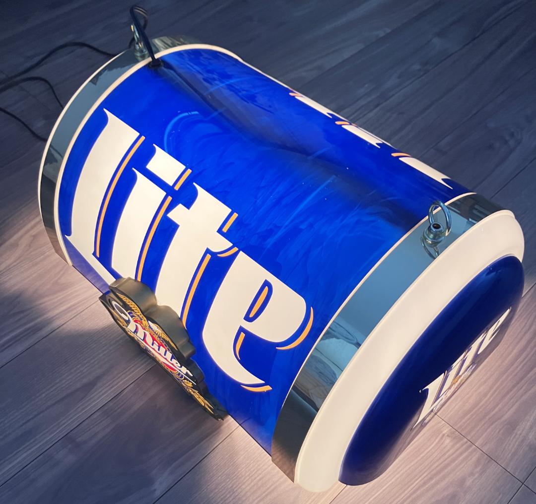 Miller Lite BEER ランプ プールバーライト Bud Light