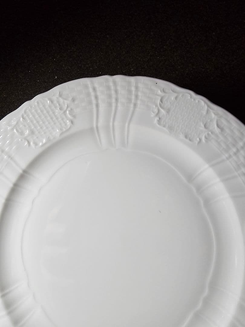 Herendヘレンド バロックホワイト デザートプレート６枚セット