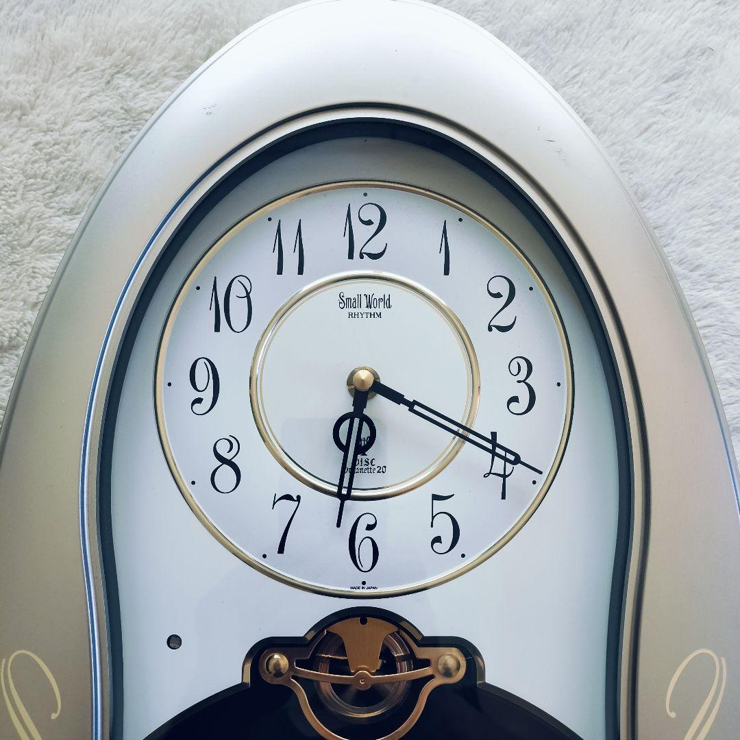 Small world スモールワールド　からくり時計　 オルゴール時計