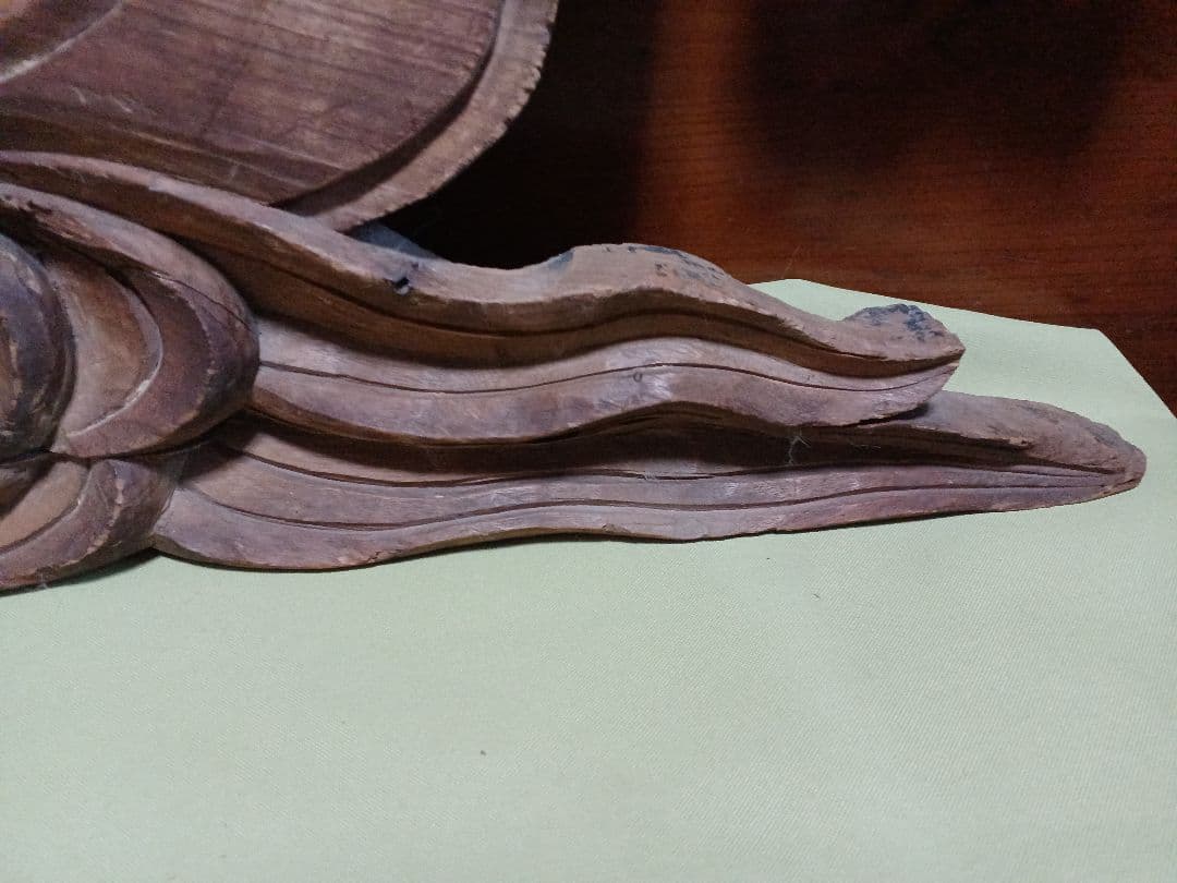 嘉永元年奉納　「懸魚」　寺院古材 彫刻 仏教美術寺院装飾　「火伏せ」「魔除け」