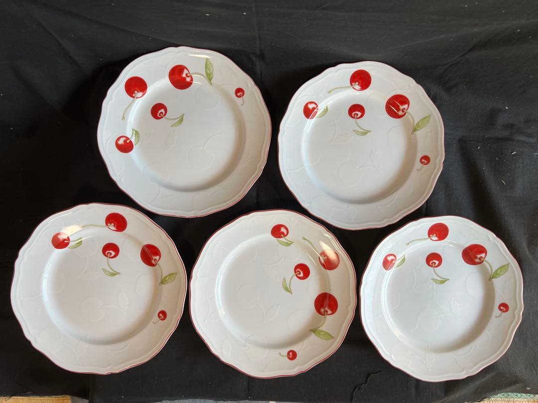 リチャードジノリ　アンティコチェリー　プレート　26.5cm