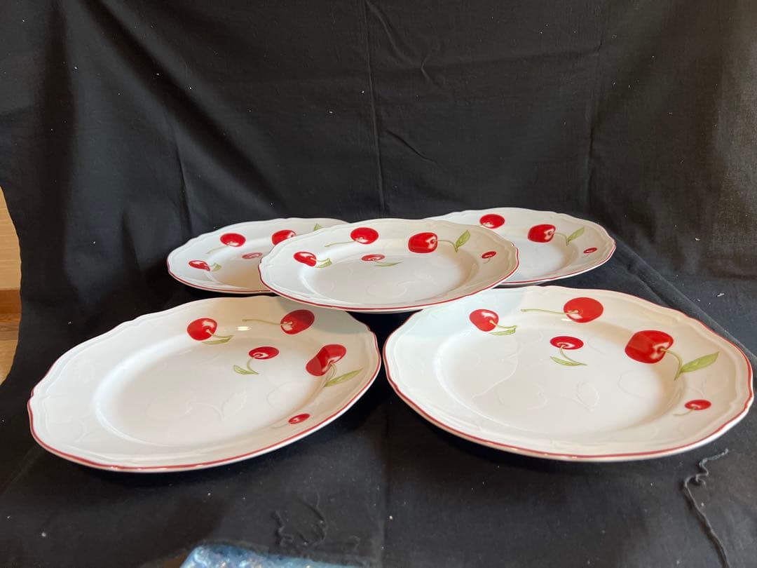 リチャードジノリ　アンティコチェリー　プレート　26.5cm