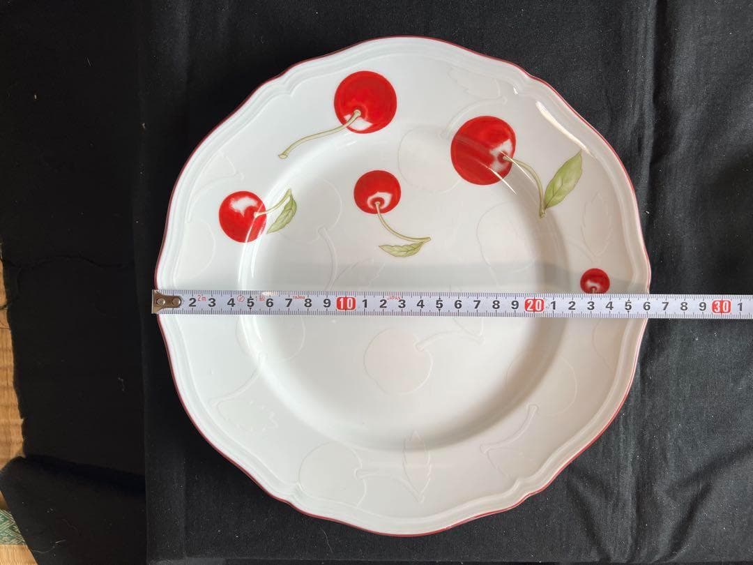 リチャードジノリ　アンティコチェリー　プレート　26.5cm