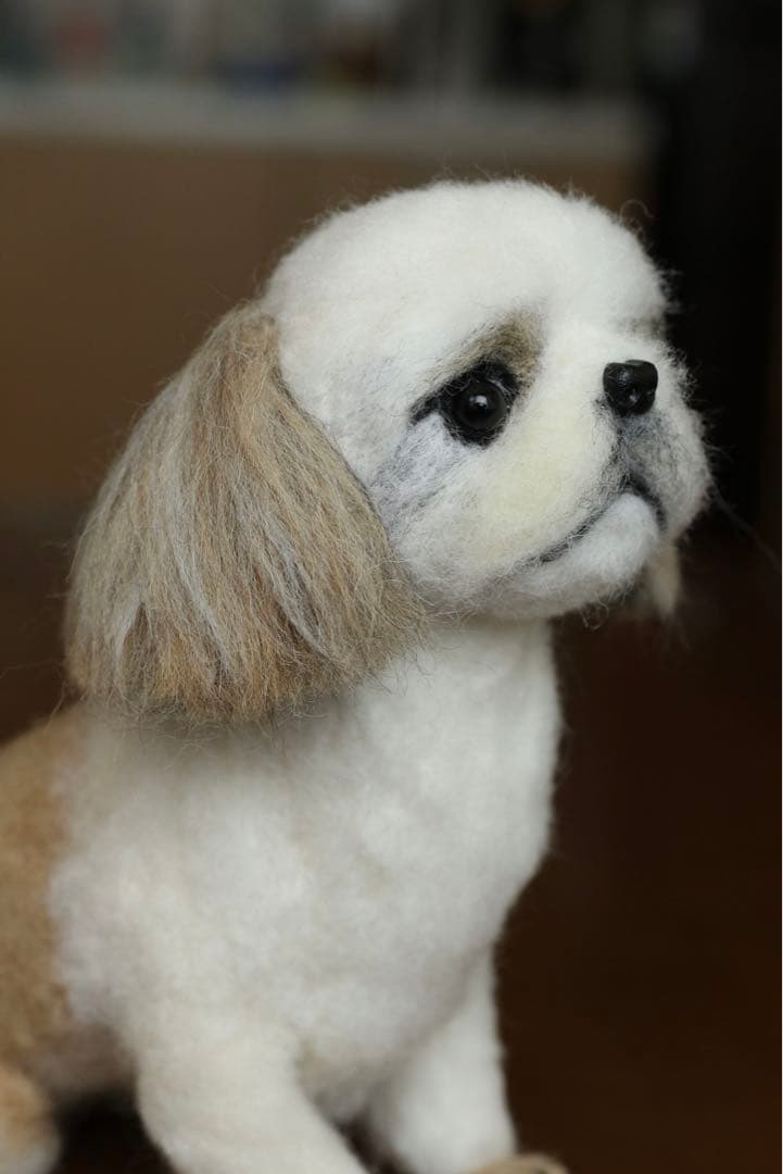 羊毛フェルト　シーズー