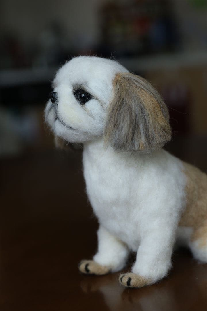 羊毛フェルト　シーズー