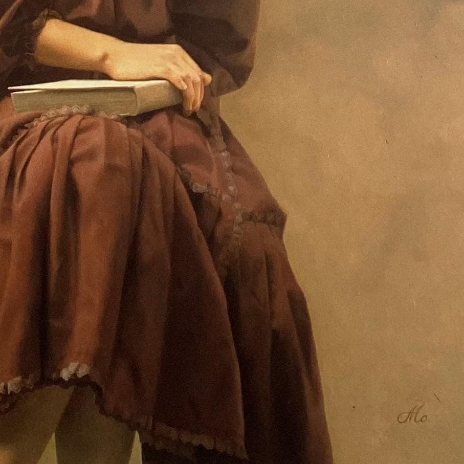 森本草介、【朱】、希少な画集より、新品額装付、マット額装付き