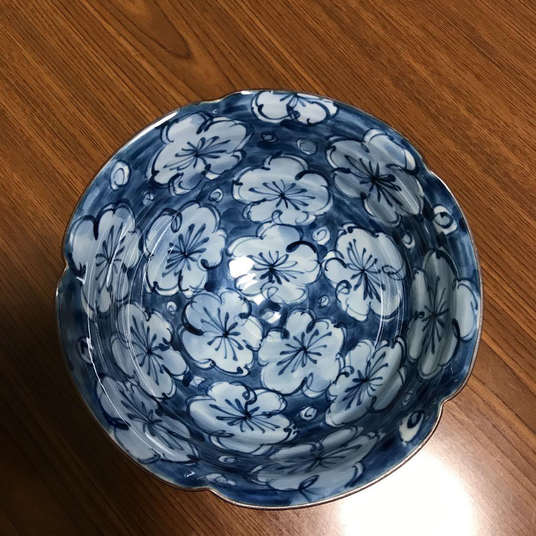 呉須巻き 桜絵 菓子鉢 幸祥窯 - メルカリ