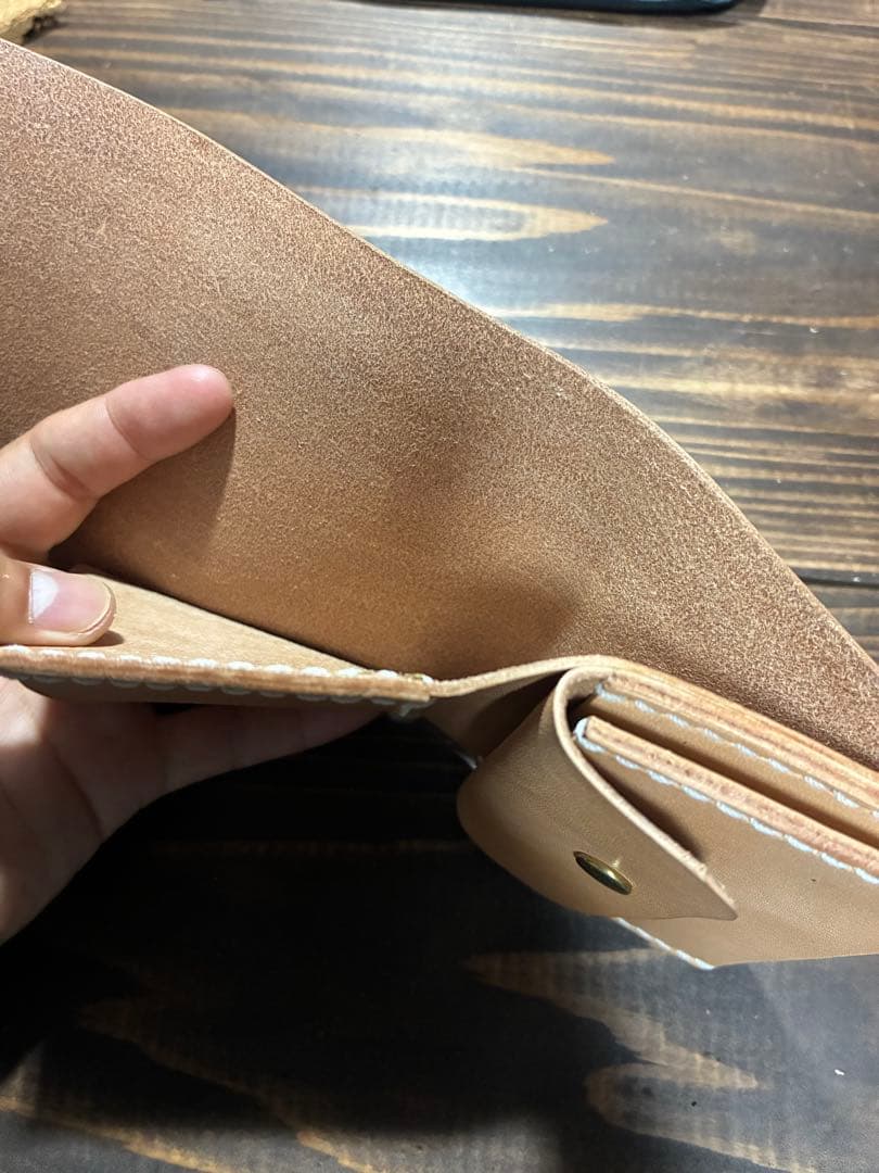 コンパクトウォレット　栃木レザー